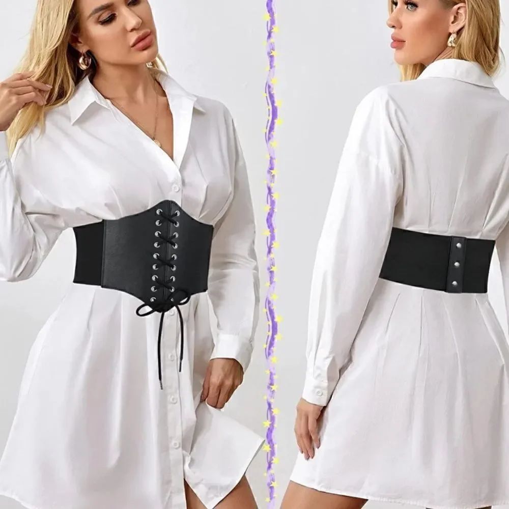 Black corset belt   